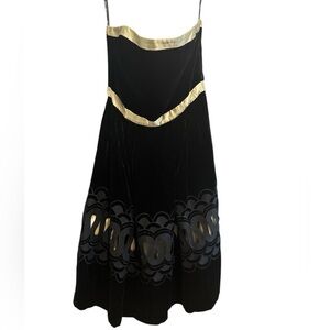 Betsy Johnson Velvet Evening Fabulous Dress nwt sz 10